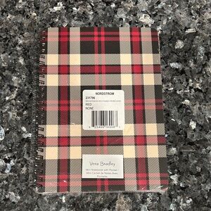 Vera Bradley Red and Black Plaid Notebook